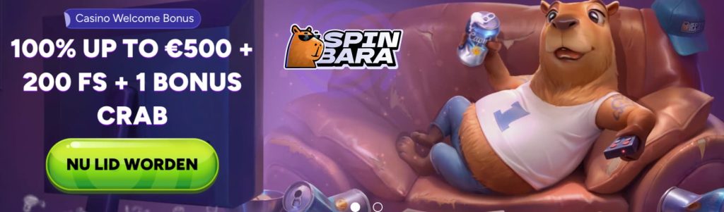 Spinbara casino banner